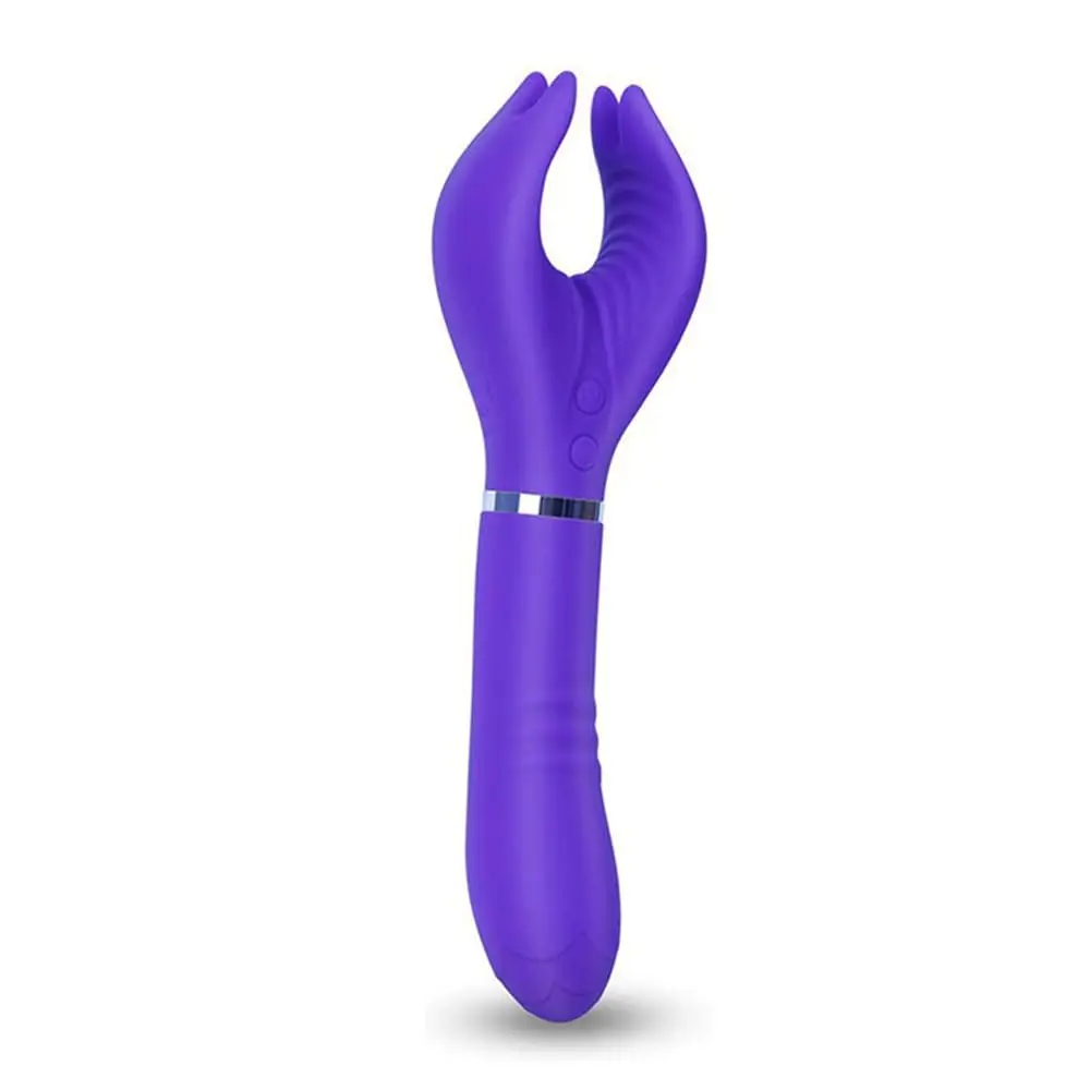 USB Rechargeable Dildo Massager 20 Speeds Silicone AV Wand Vibrating Vibrator Sex Toys for Women