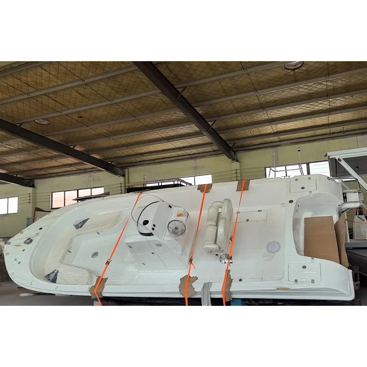 Customization 4 6 8 Person Assault Boats Yacht Cabin Cruiser Fiberglass High Speed Fiberglass Fishing Boat