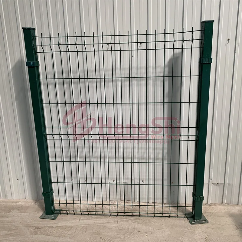 PVC Coated Welded Mesh Fence/Green Welded Fence Panels/welded wire mesh fence panels for sale