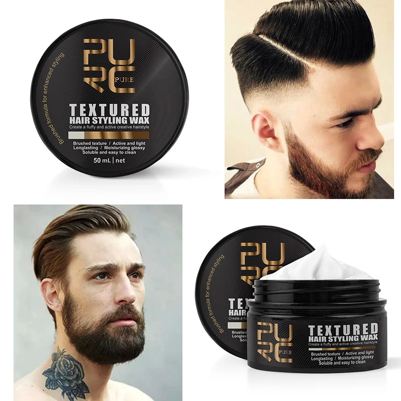 Private Label Textured Strong Hold Hair Wax For Men Hair Styling Products Hair Pomade Wax