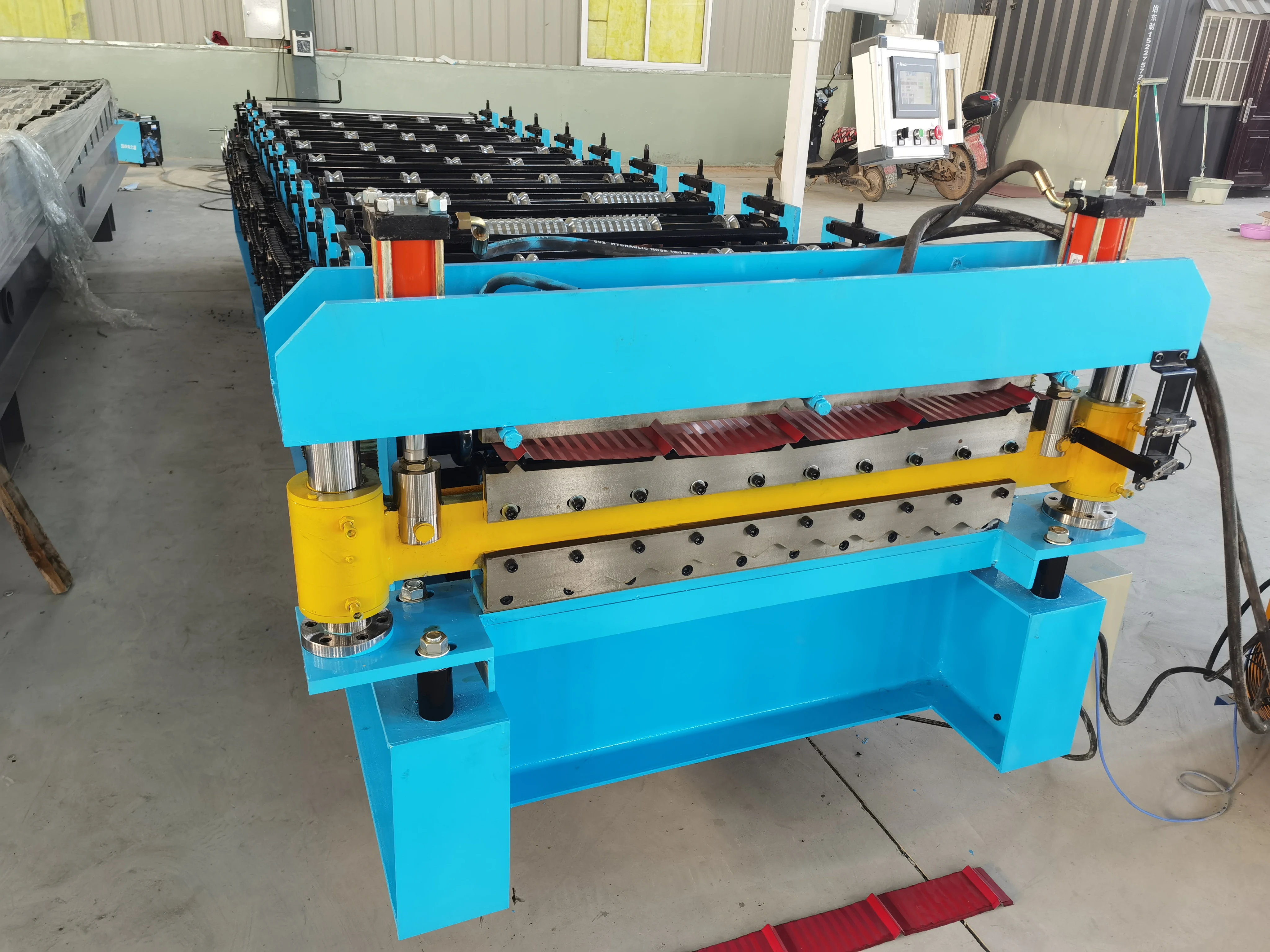 manual cement metal roof tile hydraulic press machine of all types