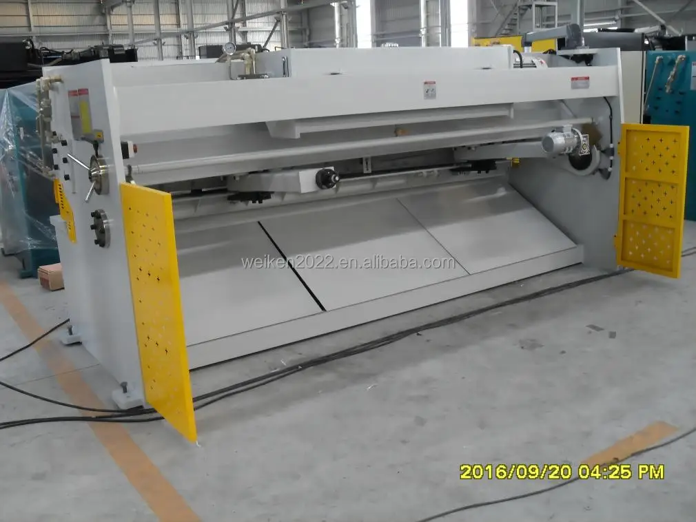 VIKEN QC12K-8X3200mm hydraulic guillotine shearing machine sheet metal used CNC cutting machine
