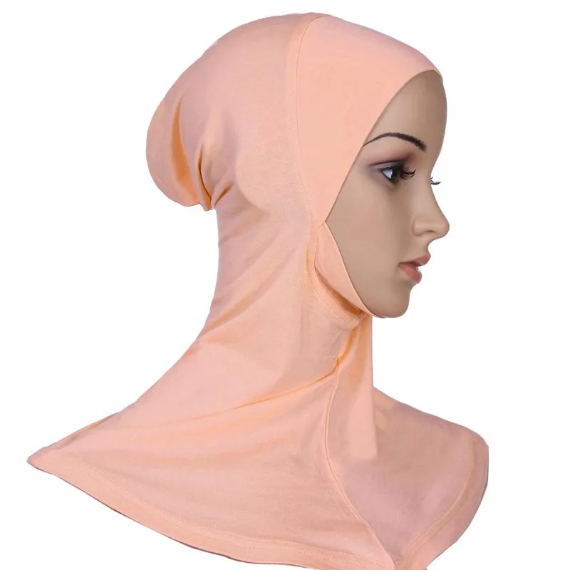 hot sale ninja with chin modal inner cap hijab for Muslim women chin cover wholesale