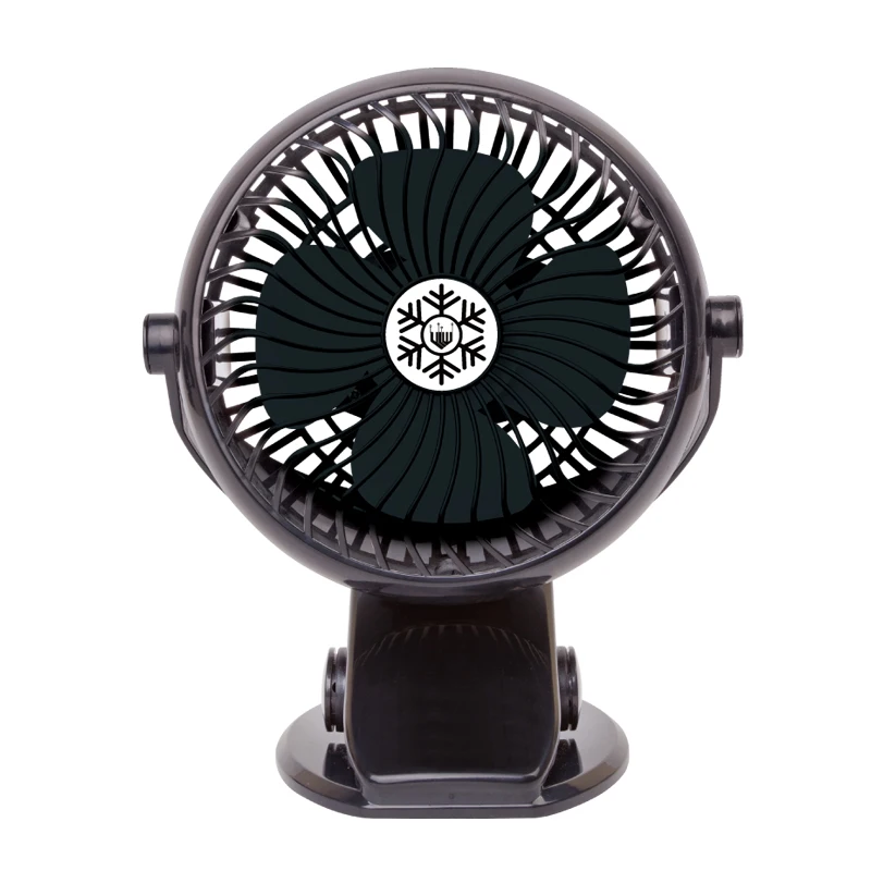 YLW Low Moq With 3 Speed Rechargeable 360 Adjustable Oscillating Clip Fan Small
