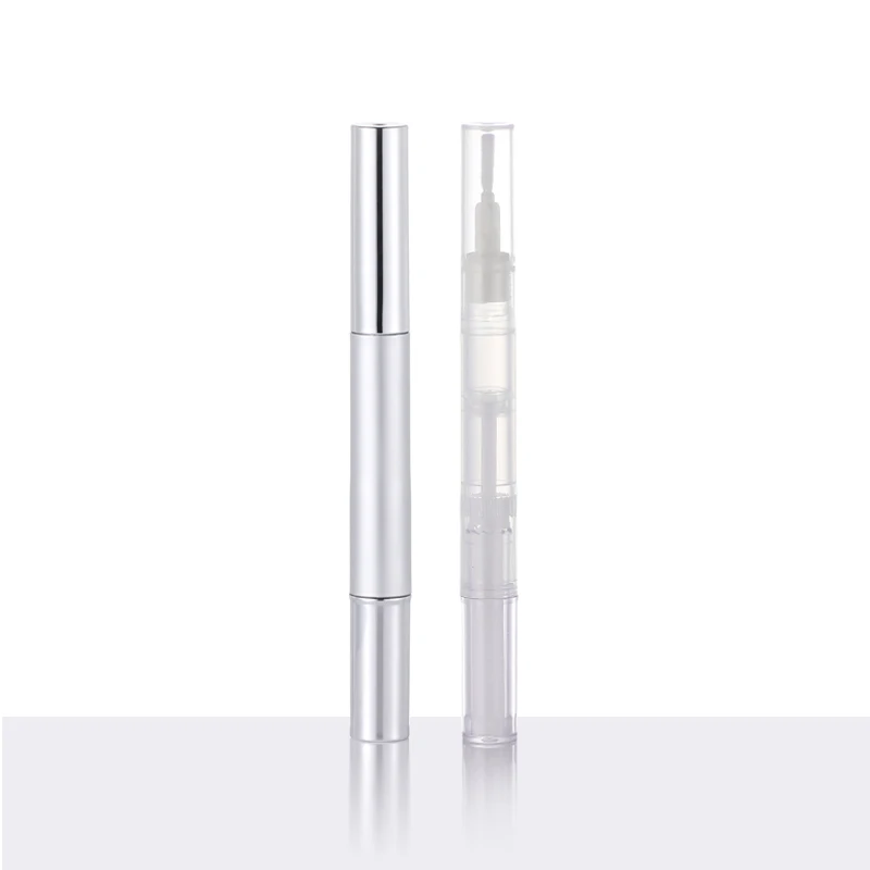 Empty Twist 2ml 3ml 5ml Lip Gloss Pen Cosmetic Container Cuticle Oil Bottles with Brush Eyelash Growth Tube