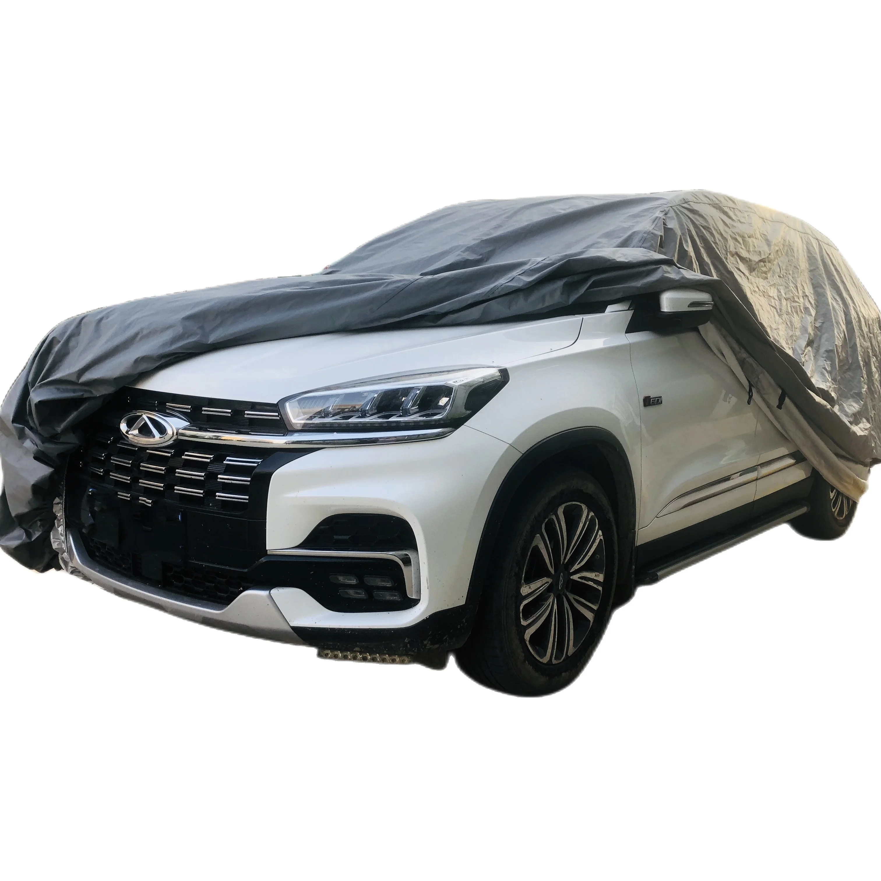 Car thickened black PP padded cotton outdoor 210g hail proof car cover
