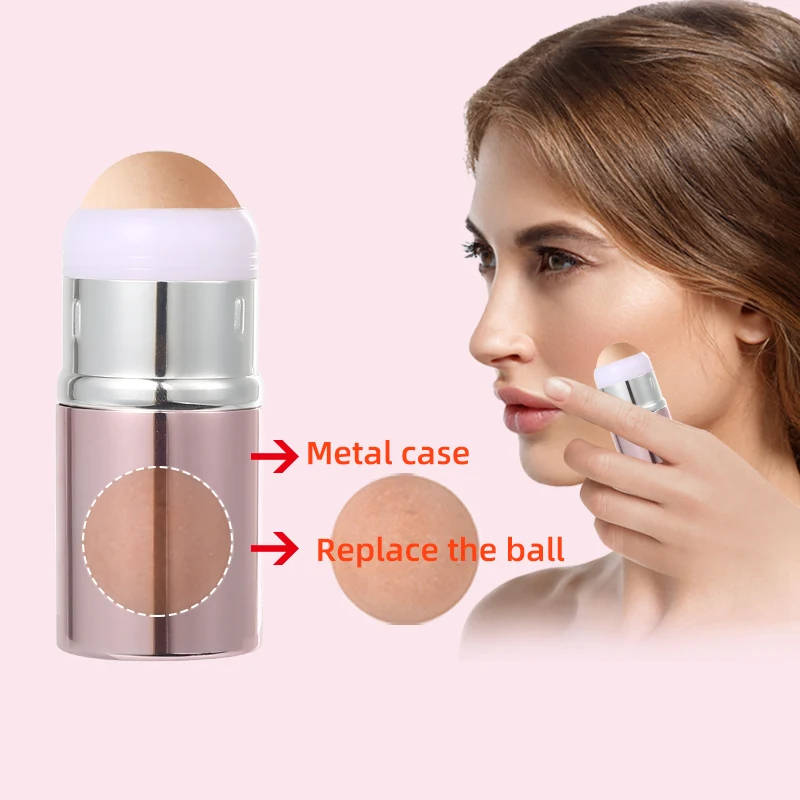 Natural Absorbing Oil Volcanic Face Roller Reusable oil control roller volcanic oil absorbing roller