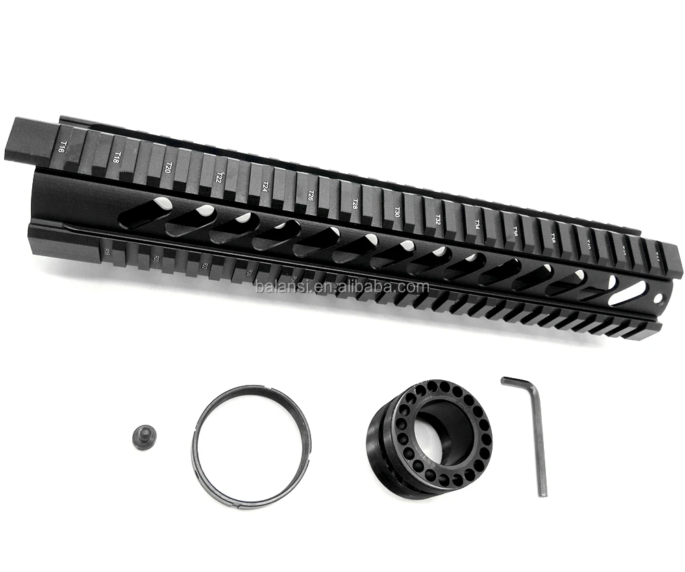 12 INCH M4 M16 Free Float Quad ar 15 Handguard Picatinny Quad  Mount 12 inch for ar15  m4 m16