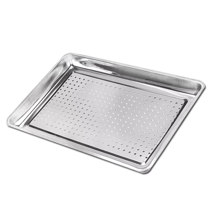 Factory price Steel Perforated GN Pan Restaurant cake tray baking Perforated  food GN Pan