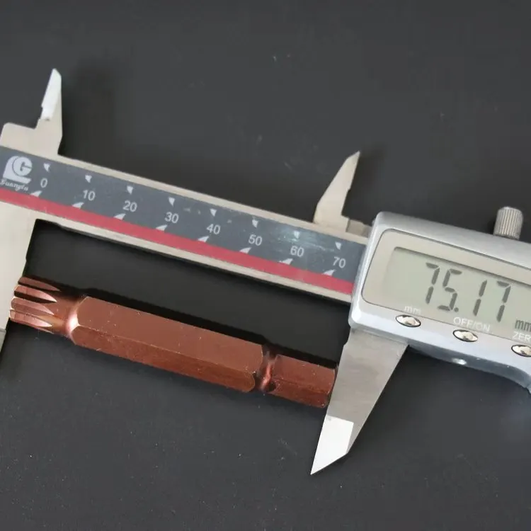 
Factory Wholesale 40Pcs Professional Cooper Plated S2 Impact SocKet Bit Set 