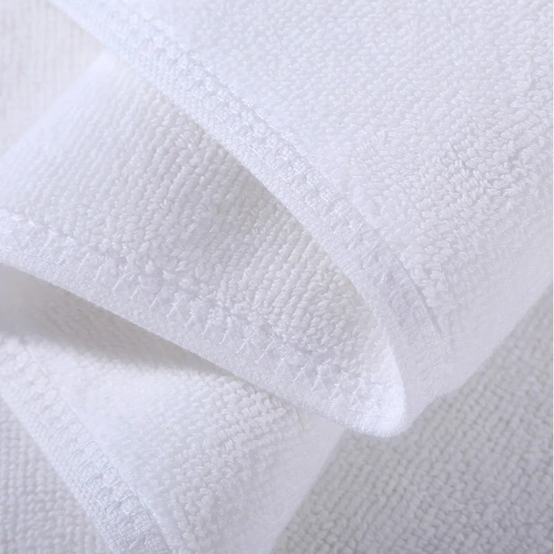 SANHOO Luxury Hotel Towel Bath Towels Hotel Quality  Pure Cotton White Hand Towels For Bathroom