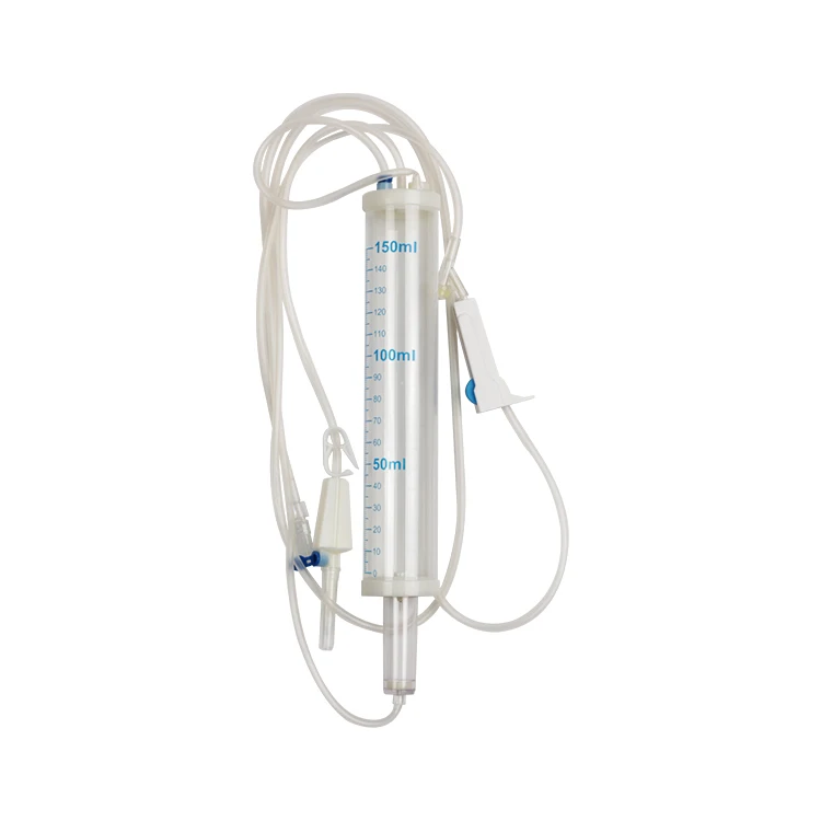 Medical infusion set manufacture Disposable IV Infusion Giving Set with Luer Lock Y Connect