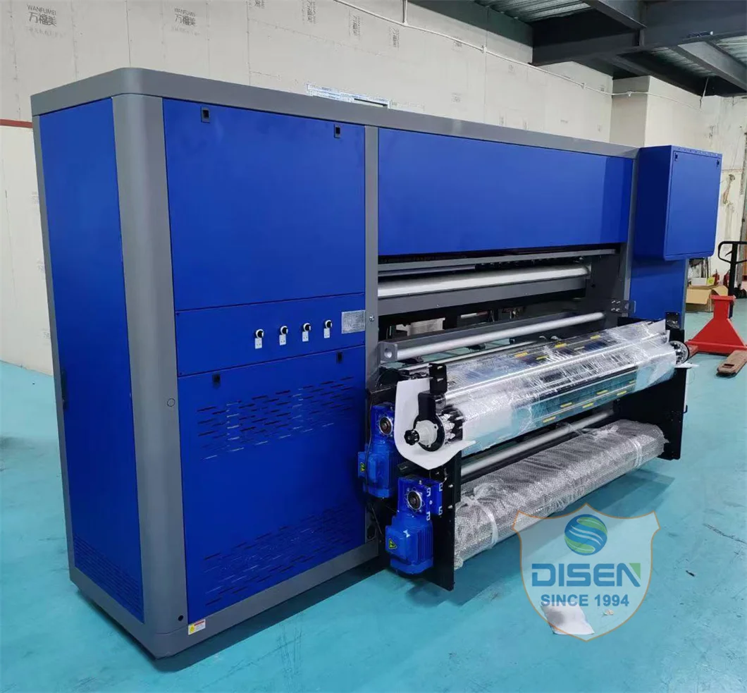 Large Format 1.6m to 1.9m 6 8 12 Colors Head 15 Printhead Dye Sublimation Printer With Epson I3200 Heads Accessories