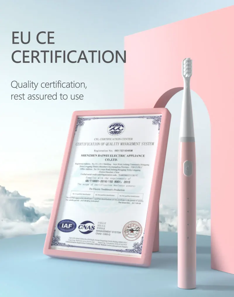 Factory Direct Sales Cheap Mini Electric Toothbrush With Logo Slim Sonic Look SonicToothbrush