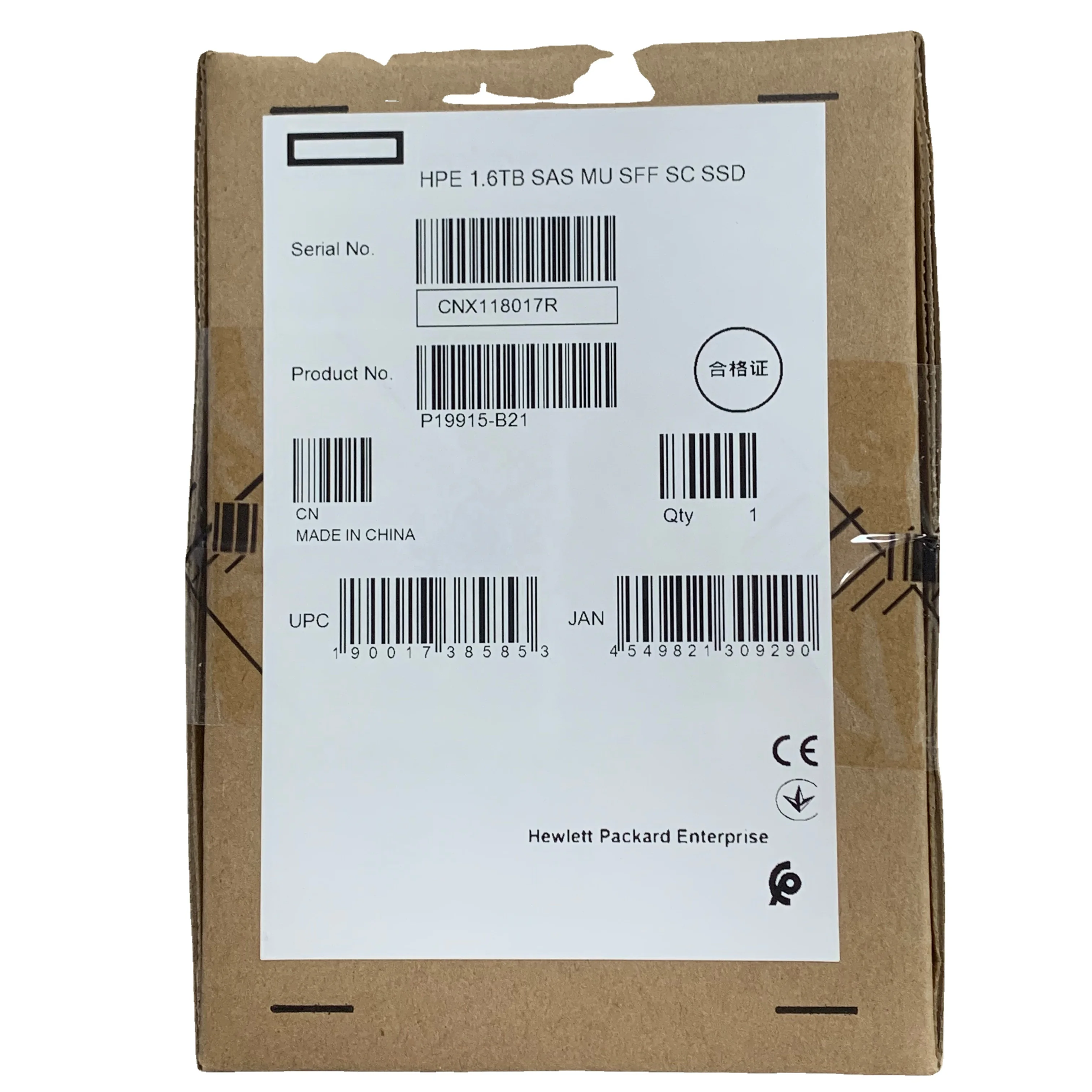 Gooder Offer P19915-B21 1.6 TB SAS SSD SC2.5  Server disco duro 3yr Wty Digitally Signed Firmware SSD