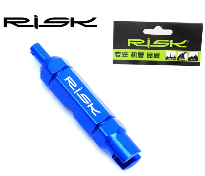 RL301 Risk Bicycle Tube Tire Valve Disassemble Remove Tools Road Bike Valve Tool for Schrader Presta Extender Valve