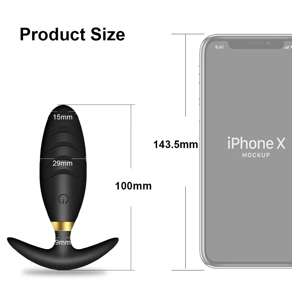 Seksfun App Vaginal Anal Toy Wearable Remote Controlled Vibrator Bluetooth Butt Plug For Women