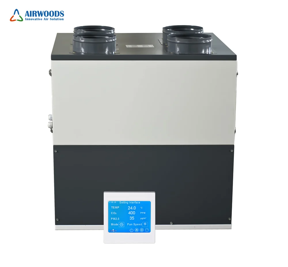 Fresh type heat recovery ventilation air handling unit