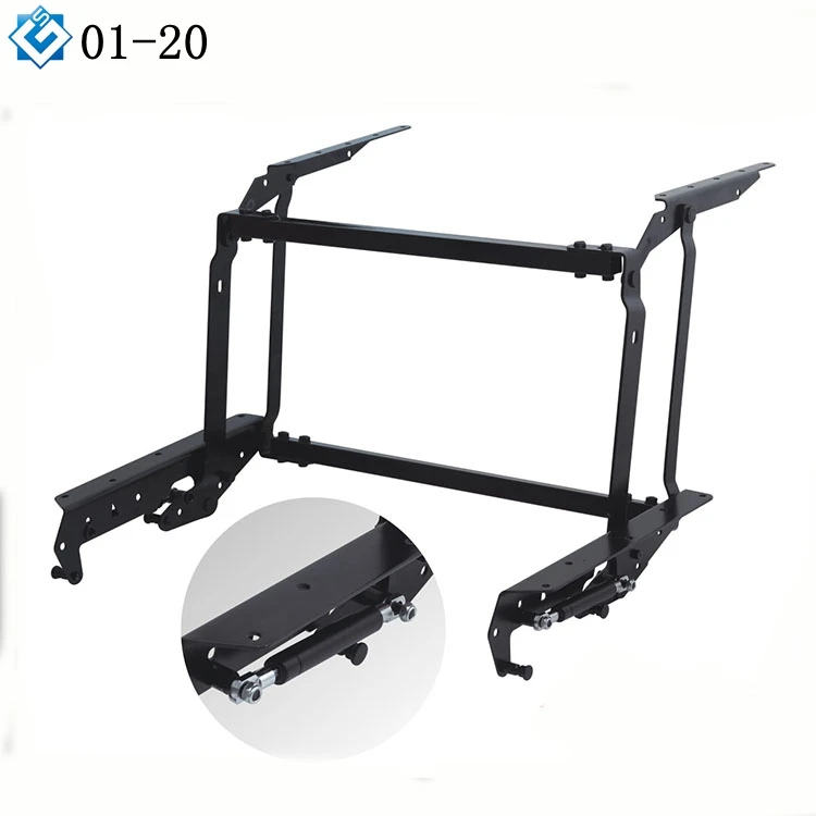 Furniture Design Hardware Hinge Adjustable Table Transformer Lift Top Coffee Tables with Storage Frame Mechanism with Gas Piston