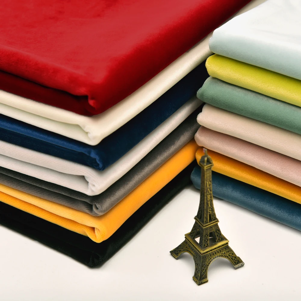 RL 100% Polyester home textile sofa fabric products upholstery holland Italy Velvet Fabric For living room sofas