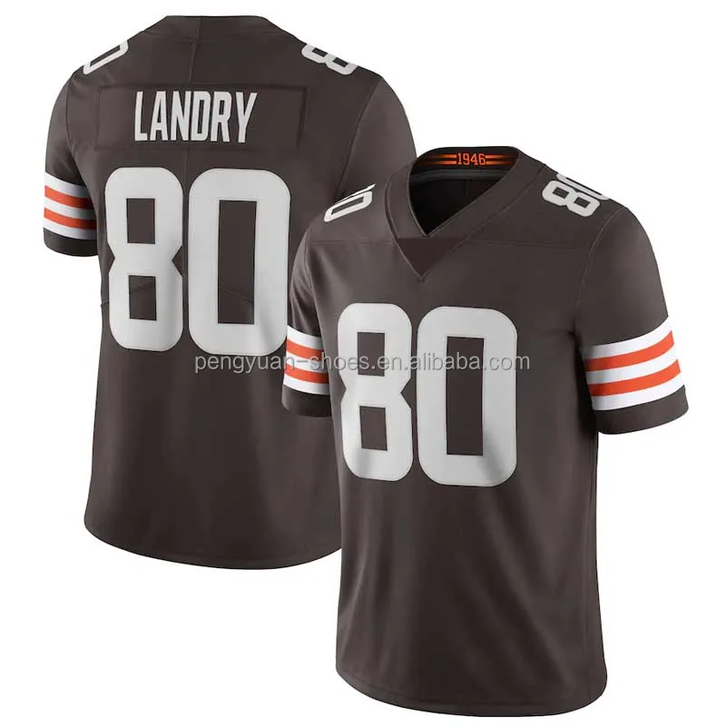 Лучшее качество, Джерси № 6 Бейкер Мэйфилд № 13 Оделл Бекхэм Jr № 24 Ник чубб № 95 Гарретт № 80 Jarvis Landry для американского футбола