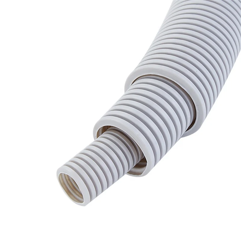 High Quality PVC Flexible conduit  Electrical Nonmetallic Corrugated Conduit Pipe Grey for American Standard