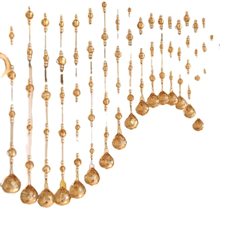 Высококачественная занавеска из хрустального стекла, занавеска для окна, двери, кухни, ванной, спальни, подвесная занавеска