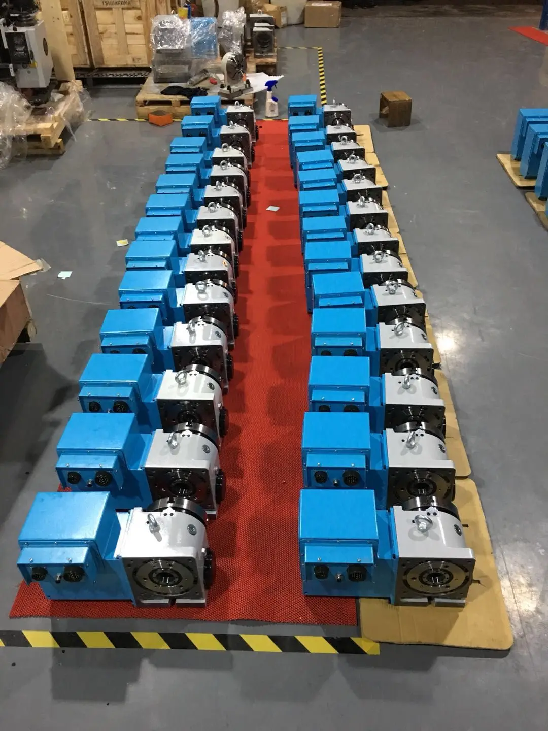 Nc Controlled 200mm Diameter Pneumatic Brake Cnc Rotary Table  Fanuc System Use Rotary Index Table