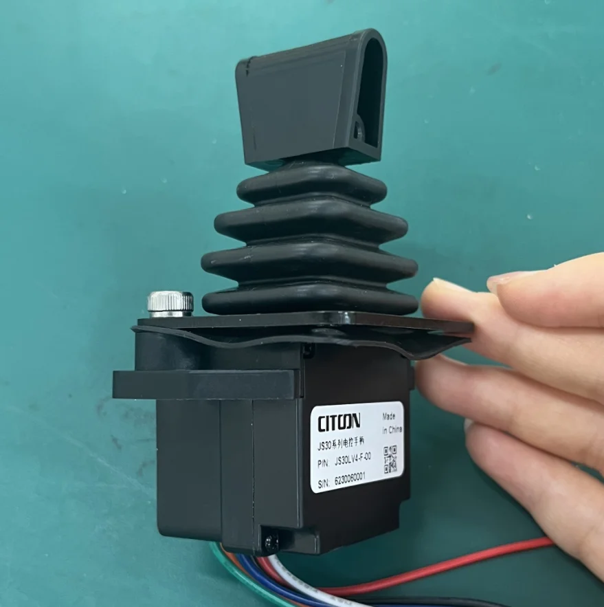 JS30 Is a Single Axis Joystick with Compact Size. Suitable for Control Panels and Wireless Remotes