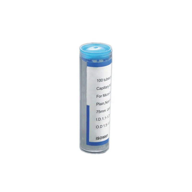 Widely Used Blue Tip Glass Capillary Blood Tube For Micro Hematocrit