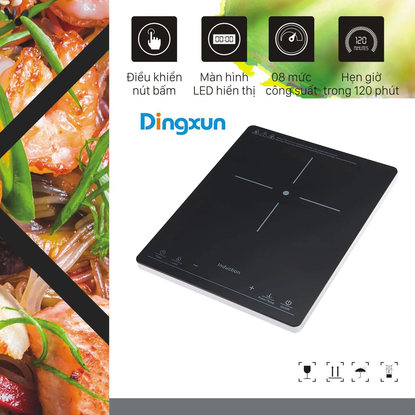 2000W portable induction cooker Hot selling touchpad control cookers stove hot pot Infrared Cooker multi-functional burner