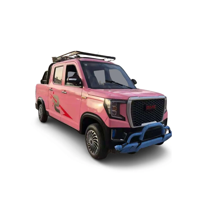 Most popular factory outlet Four door four seater enclosed trunk pick-up truck