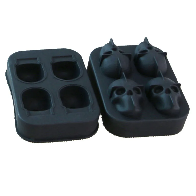 Popular Whiskey Wine Ice Cream Bar Tool Ice Cube Maker DIY Creative Silicone Shape Ice Tray Mold