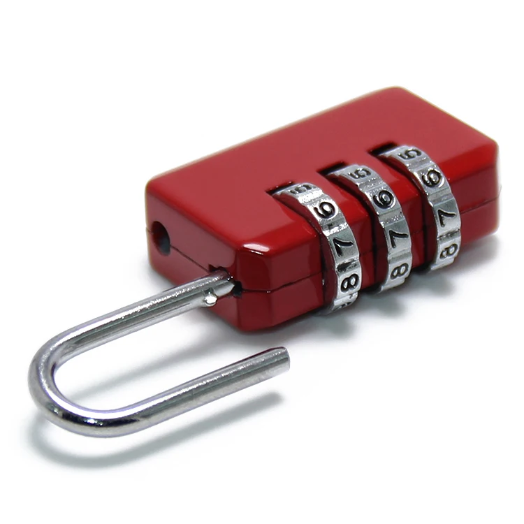 3 Digit Dial Combination Code Lock Luggage Backpack Password Padlock Suitcase Drawer Lock Bag Parts Accessory Metal Luggage Lock