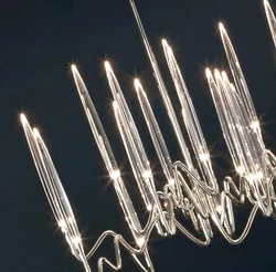 rattan chandelier modern round led pendant chandelier Bedroom restaurant cafe