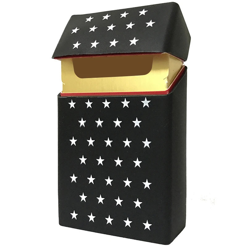 Wholesale Custom blank cigarette boxes Smoke Case Flip Top Cigarette Paper Biodegradable Packaging Boxes