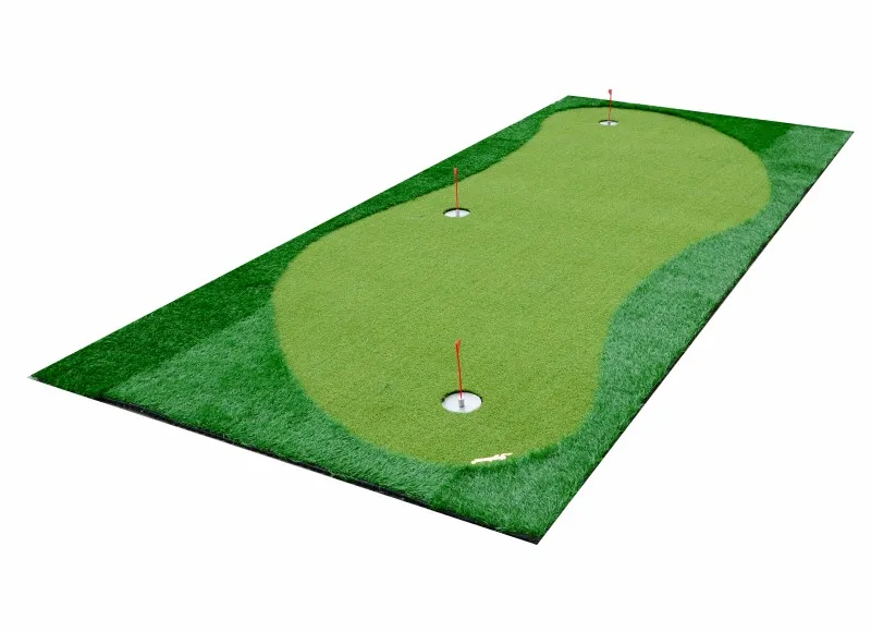 Golf Putting Green Artificial Grass with Rubber Base  Synthetic Turf Layers