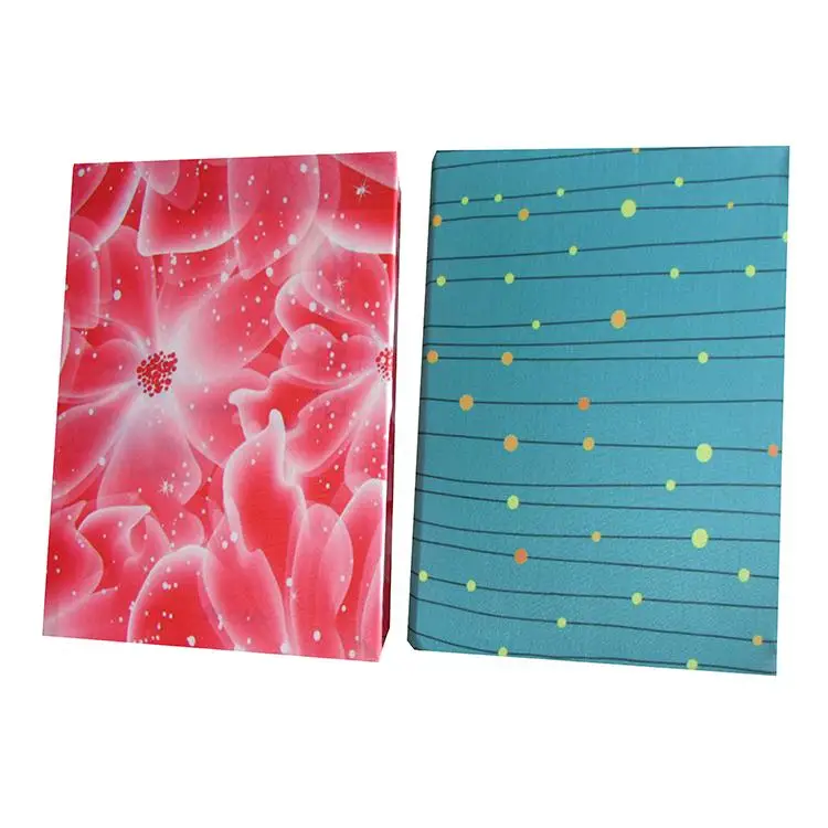 Custom High Quality Pattern Printed Colored Stretchable Book Cover Fabric Cover For School