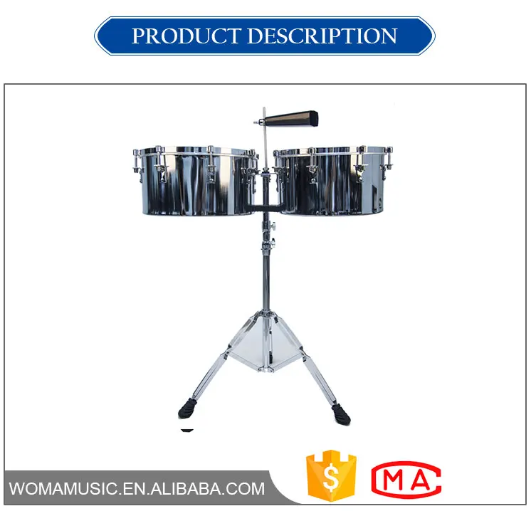 High Quality and Affordable Timbale and Cowbell with Stand