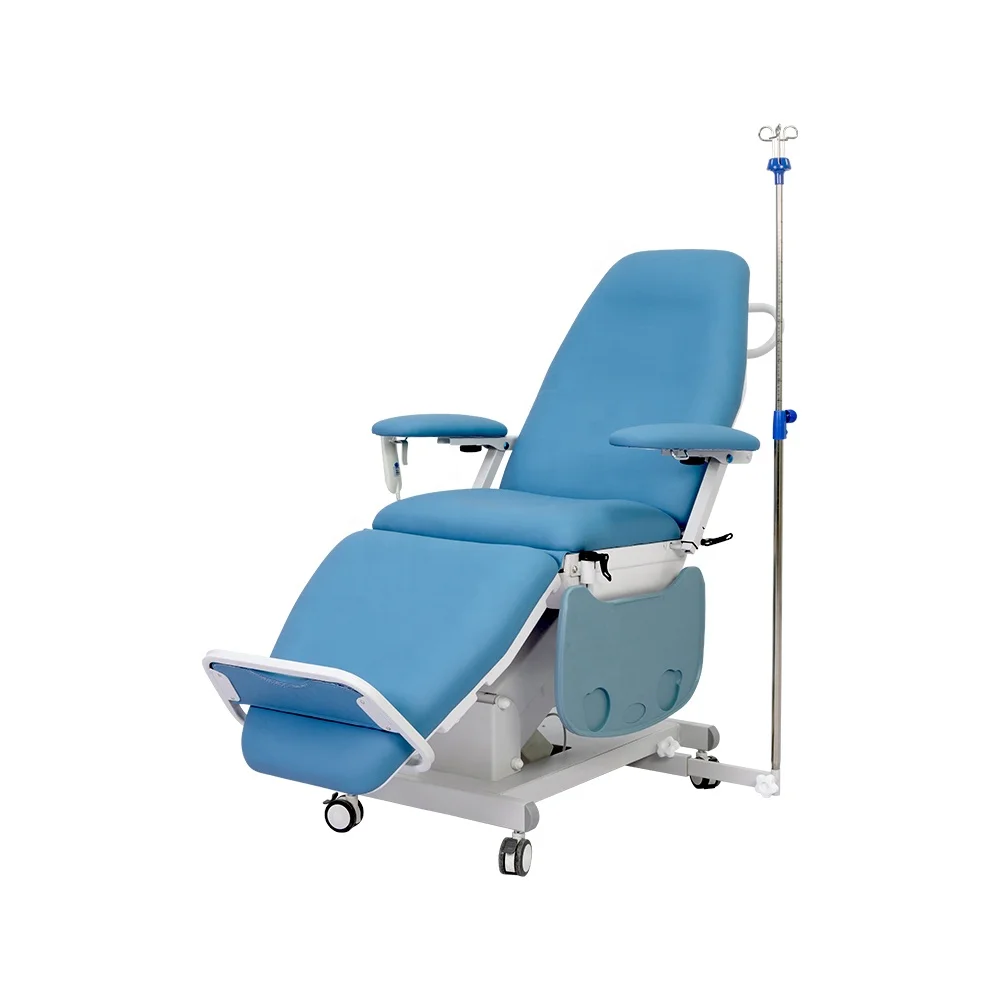 3 Motors Electric Adjustable Infusion Chair Dialysis Chair Blood Collection Chair For Hospital
