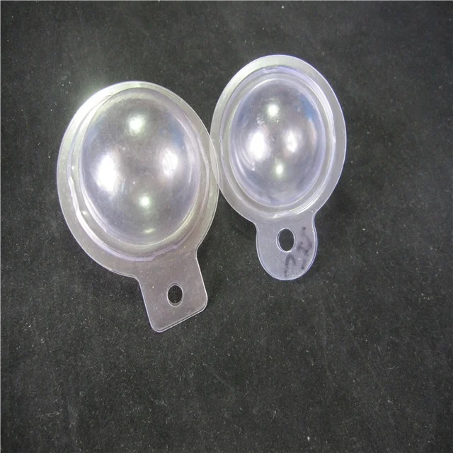 
clear round single block wax tart clamshell 