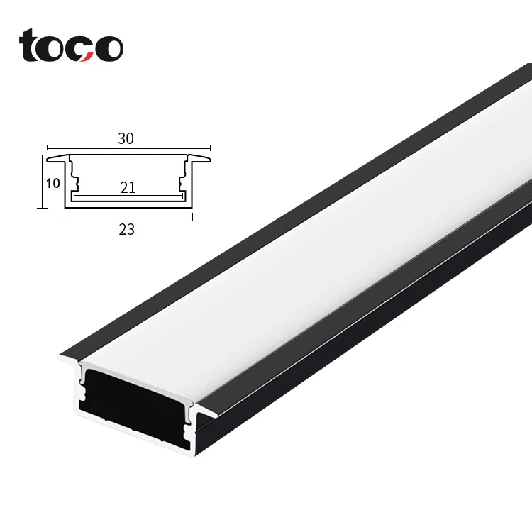 Unique Design Surface Mounted Aluminum Channel Linear Profile Strips U Shape Recess Led Aluminum Extrusion Profile
