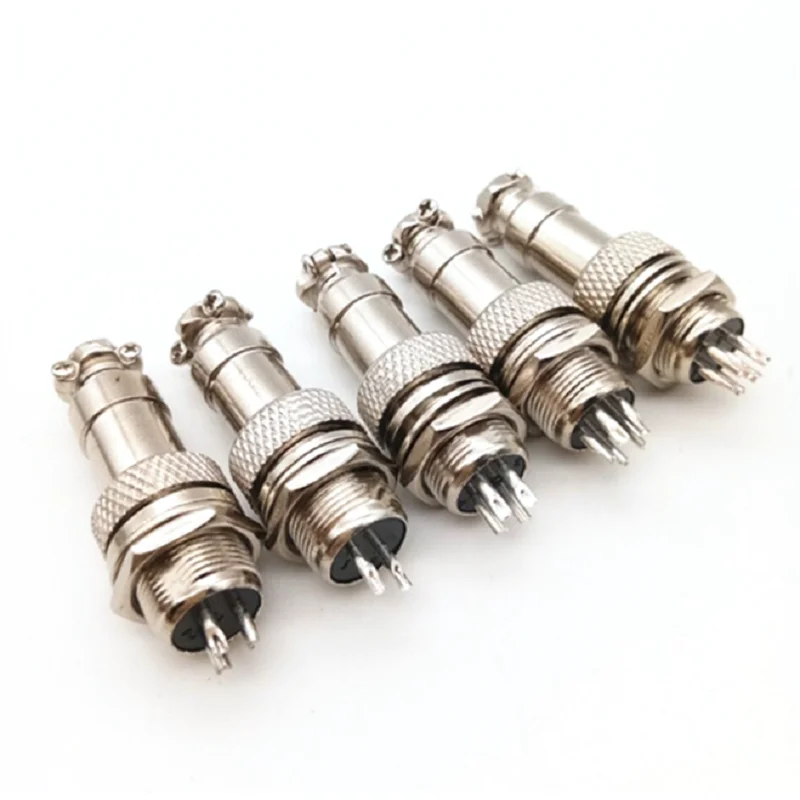 Aviation Male and Female Plug GX12 Hole Circular Round Plug Socket Connector