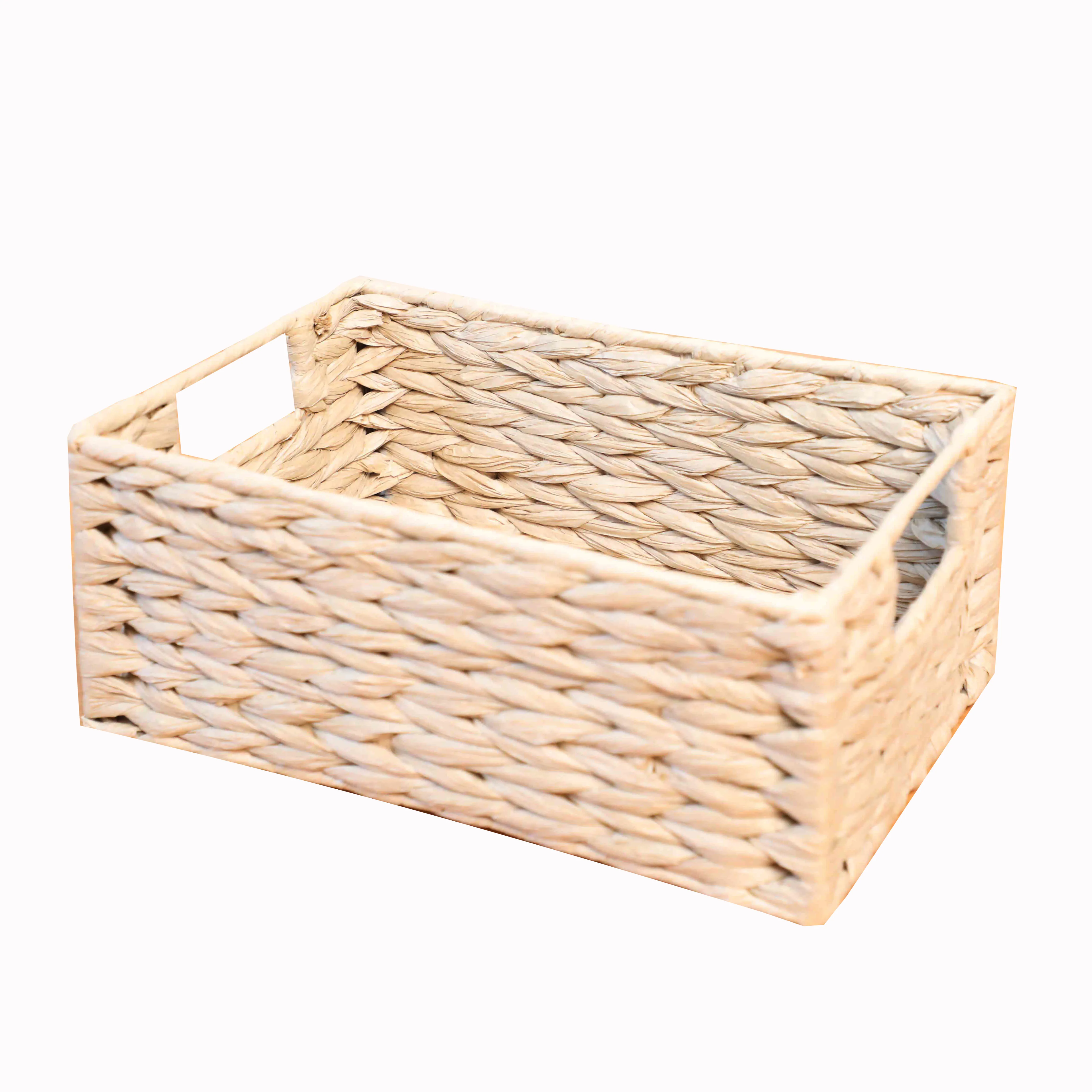 Плетеный ящик для хранения ручной работы из морских водорослей