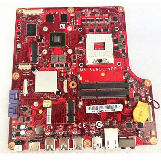Оригинальный забавный Q8S-B237 B636 B638 материнская плата MS-AE611 VER: 1 2 VER1.1 для микро-звезды