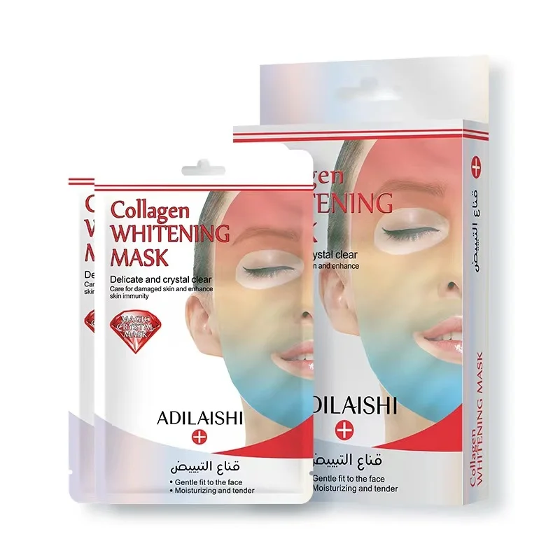 Wholesales private label whiten Facial collagen crystal Hydrogel Mask korea anti wrinkles Facial Mask