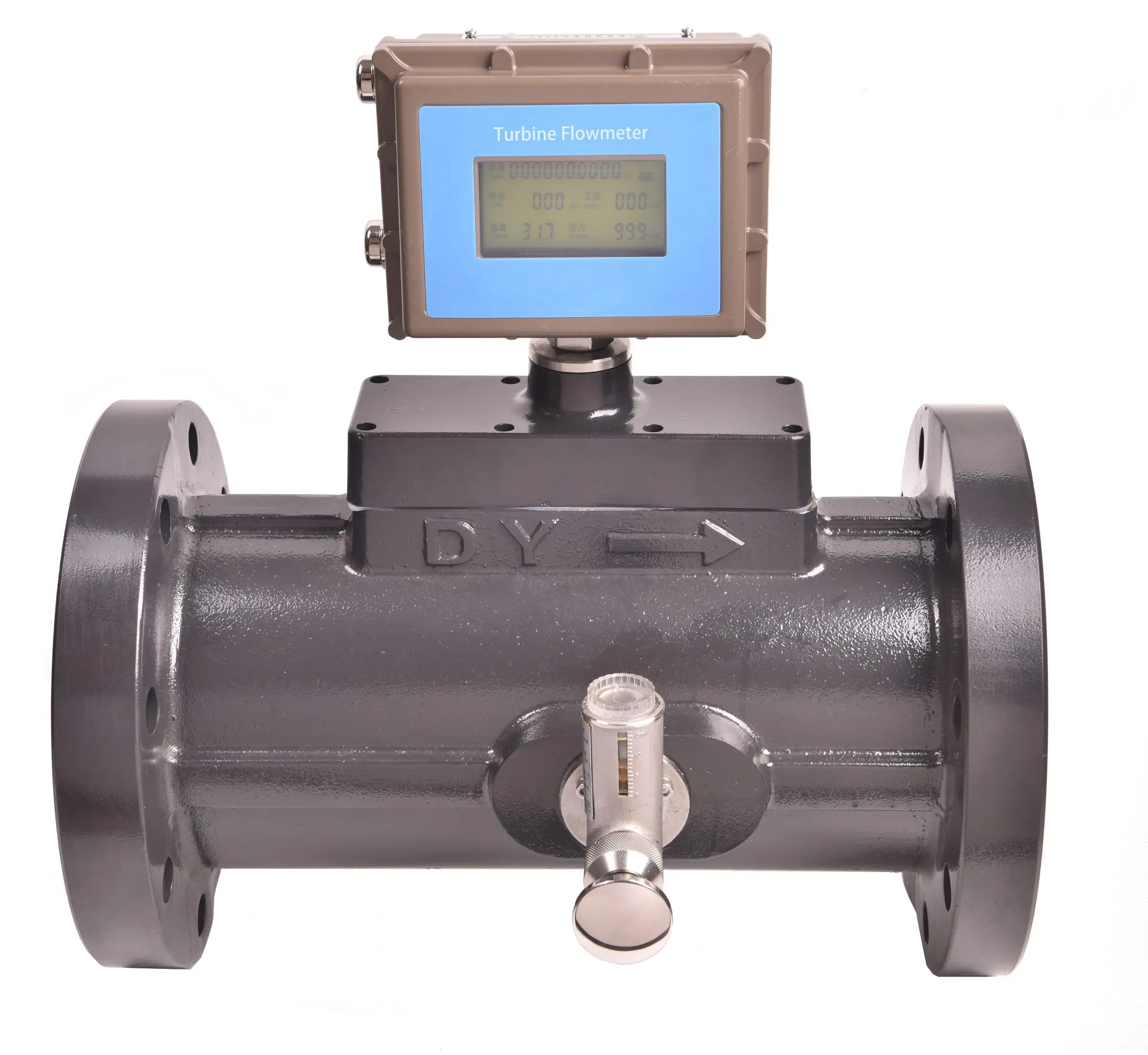 High Quality Manufacturer DN65 Gas Turbine Flowmeter Symmetrical bidirectional design Wide Application
