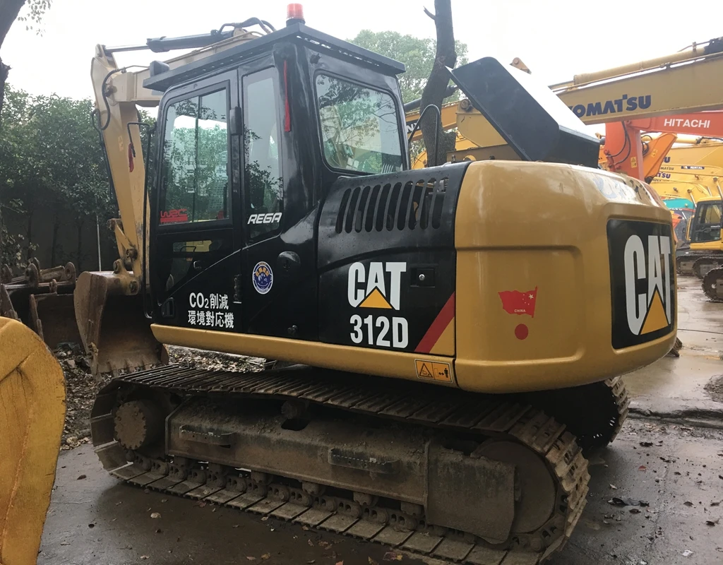 Низкая цена гидравлический гусеничный экскаватор cat 312D из Японии в наличии горячая