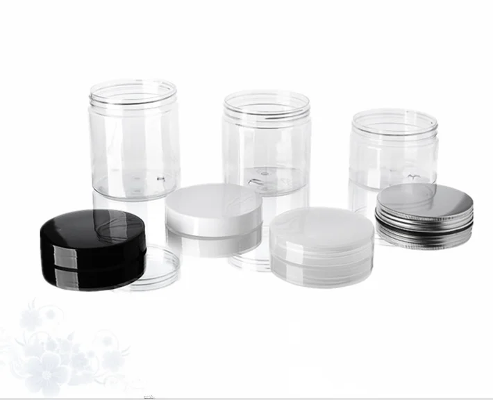 hot sale 50ml 100ml 250ml 500ml 1000ml plastic food jar stash jar