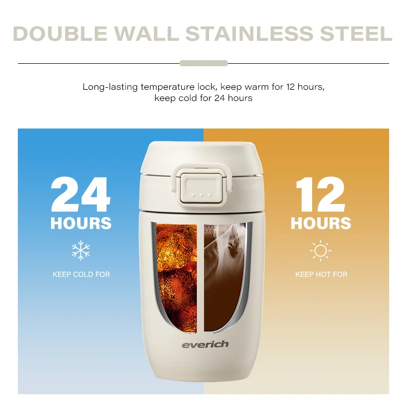 Wholesale 250ml Double wall 18/8 Thermos Coffee Vacuum Insulated Travel Stainless Steel Coffee Mug